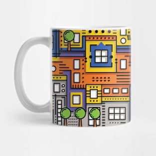 Cute City Illustration Mug